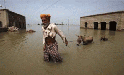 বড় ধরনের বন্যার হুমকির সম্মুখীন পাকিস্তান