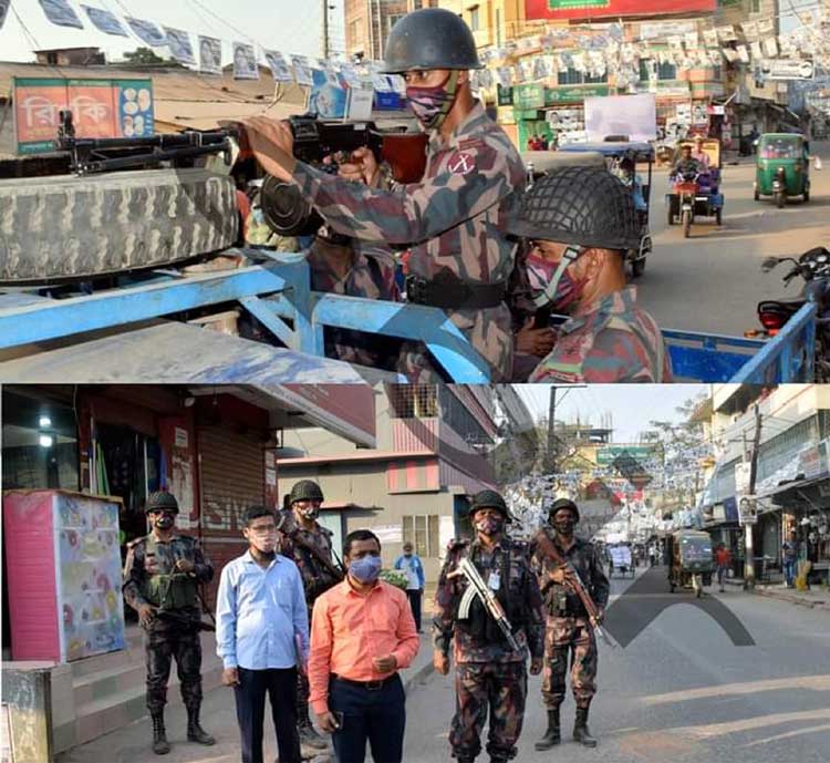 বগুড়া পৌর নির্বাচন শান্তিপূর্ণ করতে শনিবার
দিনব্যাপী জেলা পুলিশের কঠোর অভিযান