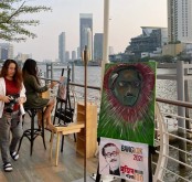 ব্যাংককে ভালোবাসার ক্যানভাসে বঙ্গবন্ধু
