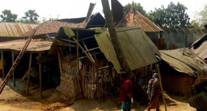 নন্দীগ্রামে যুবলীগ নেতার বাড়িতে ভয়াবহ অগ্নিকান্ড