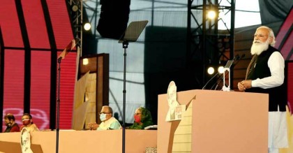 সম্মিলিত প্রচেষ্টায় সন্ত্রাসবাদ মোকাবিলার আহ্বান মোদির
