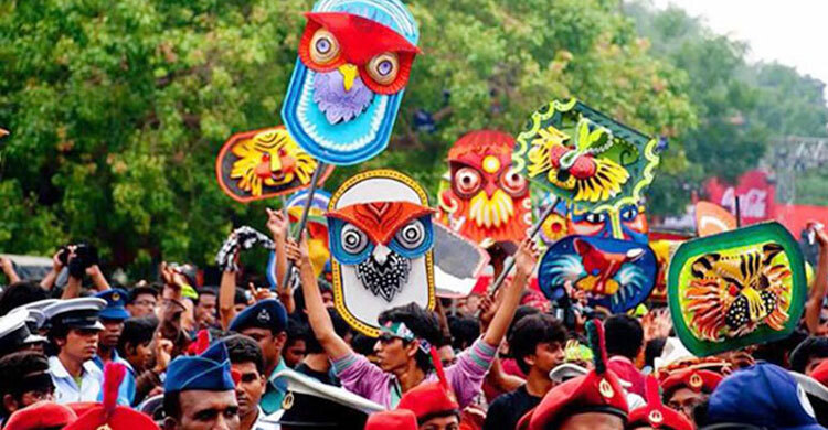 ‘মুছে যাক গ্লানি, ঘুচে যাক জরা অগ্নিস্নানে শুচি হোক ধরা’
