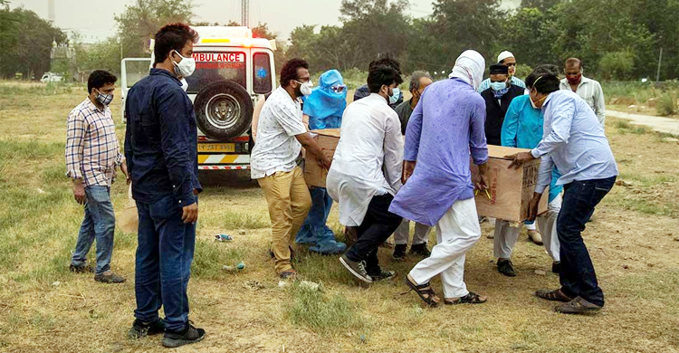 ভারতে একদিনে আরও ৩৪১৭ মৃত্যু, শনাক্ত সাড়ে ৩ লাখ
