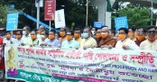 বুদ্ধ পূর্ণিমা উপলক্ষে শাহবাগে প্রতীকী শান্তি শোভাযাত্রা
