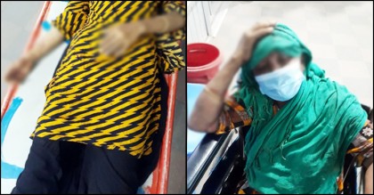 স্ত্রী ও শাশুড়িকে কোপাল মাদকাসক্ত যুবক
