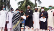 শেরপুরে জাতীয় শোক দিবস পালন, মিলাদমাহফিল ও অস্বচ্ছল সাংস্কৃতি কর্মীদের অনুদান প্রদান