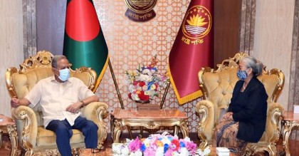 রাষ্ট্রপতির সঙ্গে ইন্দোনেশিয়ার রাষ্ট্রদূতের বিদায়ী সাক্ষাৎ
