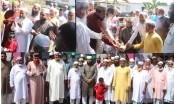 শাজাহানপুরে নয়মাইলে মসজিদ নির্মাণ কাজের উদ্বোধন