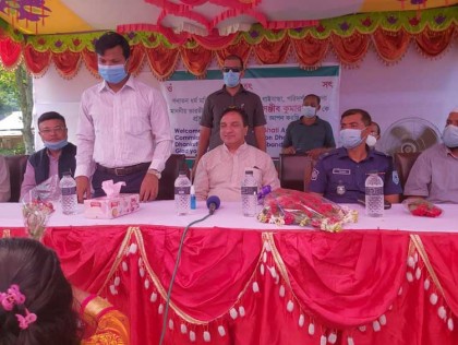 সনাতন ধর্ম মন্দির পরিদর্শনে  ভারতীয় সহকারী হাই কমিশনার