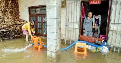 চীনে বন্যার কারণে ২০ লাখের মতো মানুষ বাস্তুচ্যুত
