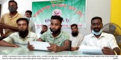 শাজাহানপুরে পোস্টারিং ও 
মানববন্ধনের মাধ্যমে অপপ্রচারের 
বিরুদ্ধে সংবাদ সম্মেলন 
