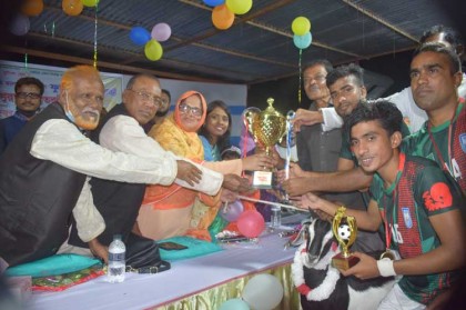 কালাইয়ে কাজল স্বরণে পৌর ফুটবল টুর্নামেন্ট ফাইনাল খেলা অনুষ্ঠিত