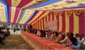 বগুড়ার ধুনটে কলেজের ক্লাস বন্ধ করে 
নৌকার মার্কার নির্বাচনী সভা!