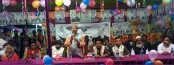 নামুজায় নৌকা মার্কা চেয়ারম্যান
 প্রার্থীর নির্বাচনী পথসভায়ঃ মজনু