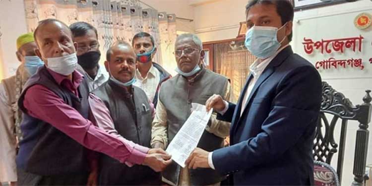 অবৈধ ইট-ভাটা বন্ধের দাবিতে নাগরিক কমিটর স্মারকলিপি প্রদান
