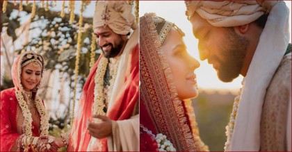 সাত পাকে বাঁধা পড়লেন ভিকি-ক্যাটরিনা
