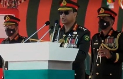 সোনার বাংলা গড়তে সর্বোচ্চ ত্যাগ স্বীকারে সদাপ্রস্তুত সেনাবাহিনী: সেনাপ্রধান