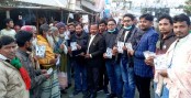 গাবতলীর দূর্গাহাটা ইউনিয়নে নৌকা মার্কায় ভোট চেয়ে গণসংযোগ