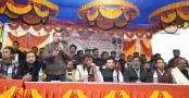 নন্দীগ্রামে যুবলীগ নেতাকর্মীদের উপর হামলার প্রতিবাদে বিক্ষোভ সমাবেশ
