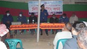 নন্দীগ্রামে  মাদক জুয়া বাল্যবিবাহ অপরাধ ঠেকাতে  গ্রাম পর্যায়ে পুলিশের বিট পুলিশিং সভা অনুষ্ঠিত