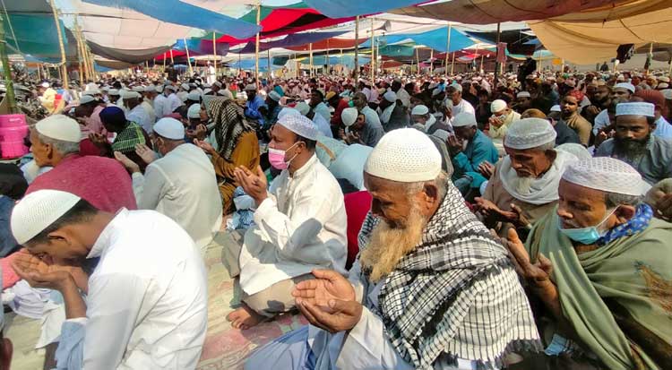 শেষ হল বগুড়ার আঞ্চলিক ইজতেমা