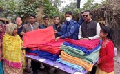 বগুড়া পুলিশ সুপারের প্রদত্ত 
কম্বল সোনাতলায় বিতরণ