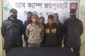 জয়পুরহাটে র‍্যাবের অভিযানে আটক ১০