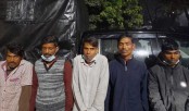 বগুড়ায় ডাকাতির প্রস্তুতিকালে
র‍্যাবের হাতে গ্রেফতার ৫ 


