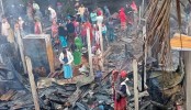 সীতাকুণ্ডে আগুনে পুড়লো জেলেদের ১৮ ঘর
