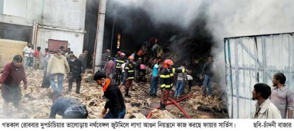 দুপচাঁচিয়ায় জুটমিলে অগ্নিকান্ড ॥ প্রায় ৪০লাখ টাকার ক্ষয়ক্ষতি