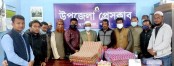 দুপচাঁচিয়া উপজেলা চেয়ারম্যান কর্তৃক কম্বল হস্তান্তর