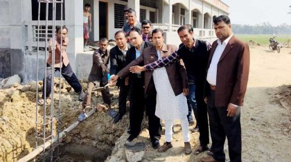 দুপচাঁচিয়া বড়নিলাহালী বেড়াগ্রাম কলেজের গেট নির্মান কাজের উদ্বোধন