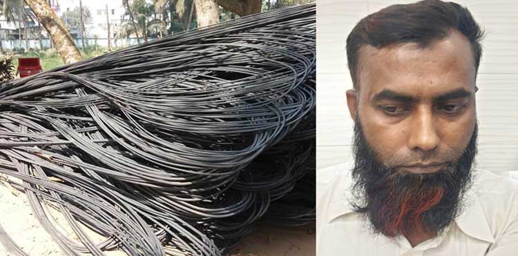 গাবতলীতে ১৪ টন চোরাই 
রড উদ্ধার ॥ গ্রেফতার-১