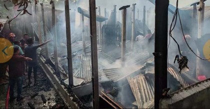 মির্জাপুরে সিলিন্ডার বিস্ফোরণ, পুড়ে ছাই ২০ ঘর
