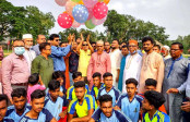 দুপচাঁচিয়ায় বঙ্গবন্ধু শেখ মুজিবুর রহমান জাতীয় গোল্ডকাপ ফুটবল টুর্ণামেন্টের উদ্বোধন