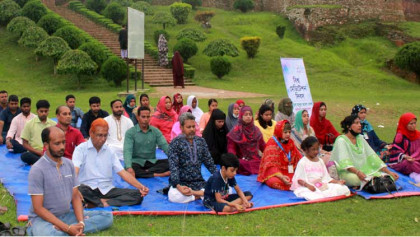  বগুড়ায় মেডিটেশন দিবস পালন