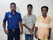 বগুড়ায় বার্মিজ চাকুসহ একাধিক
মামলার ২ আসামী গ্রেফতার

