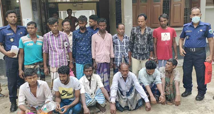 জুয়ার মামলায় আ. লীগের সাবেক নেতা সহ আটক ৮