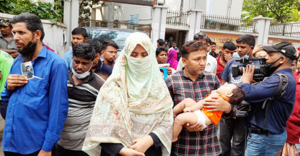 বাবার মরদেহ শনাক্তে ডিএনএ দেওয়ার অপেক্ষায় ৬ মাসের শিশু
