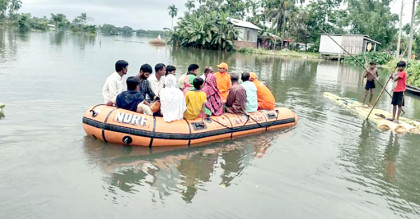 বন্যা-ভূমিধসে আসাম, মেঘালয়ে মৃত্যু বেড়ে ৪২
