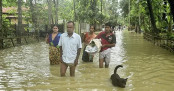 আসামে বন্যায় মৃত্যু বেড়ে ১০৭
