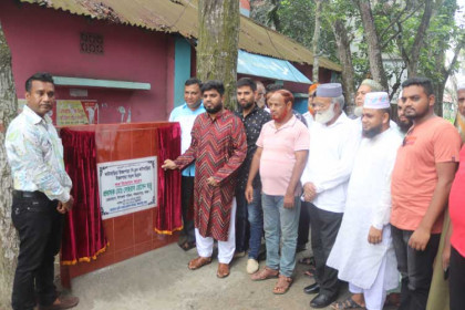 শাজাহানপুরে সেনাপল্লী রাস্তার উন্নয়ন  কাজের উদ্বোধন