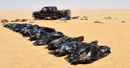 লিবিয়ার মরুভূমি থেকে ২০ মরদেহ উদ্ধার
