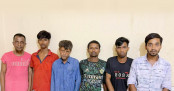 ছুরি-চাকু হাতে কসাই সেজে ছিনতাইয়ের পরিকল্পনা, গ্রেফতার ৬
