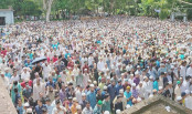 শোকের জনপদ হাটহাজারী­ জানাজায় মানুষের ঢল
