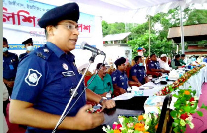 মাদক সন্ত্রাস জঙ্গীবাদ দমনে পুলিশের ভুমিকার পাশাপাশি জনগণের সহযোগিতা অপরিহার্য