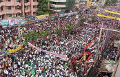 বিএনপির সমাবেশে লাখো জনতা
