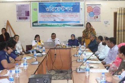 বগুড়ায় যৌন হয়রানী 
প্রতিরোধে ওরিয়েন্টেশন সভা