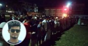 পুলিশি পাহারায় মধ্যরাতে শাওনের মরদেহ দাফন
