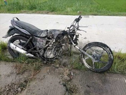 বাসচাপায় মোটরসাইকেল আরোহী স্বামী-স্ত্রী নিহত